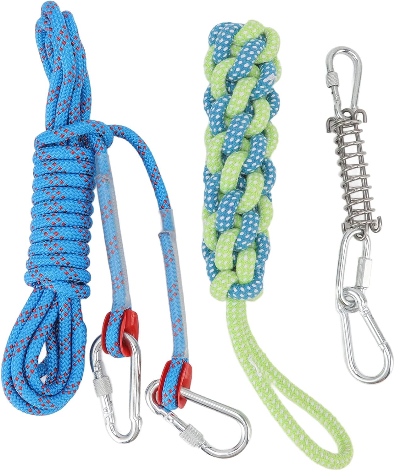 Spring Pole Dog Rope Toy Muscle Builder Interactive Dog Hanging Rope Toy for Small Medium Large Dogs Can Withstand Small, Medium and Large Dogs image number 3