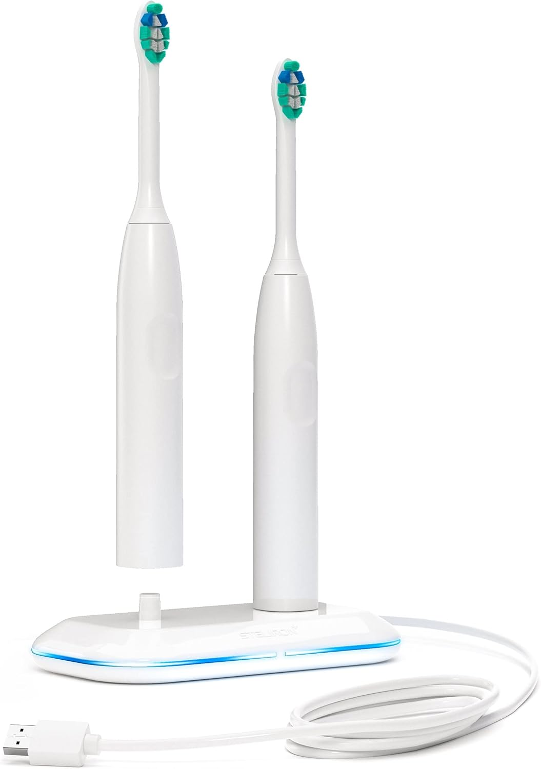 Galvanox Dual Toothbrush Charger for Philips Sonicare Electric Toothbrushes - Replacement for HX6100 Works with Protective Clean 4100, 6100, Kids Models & More (Waterproof Charging Base) 2-In-1 image number 4