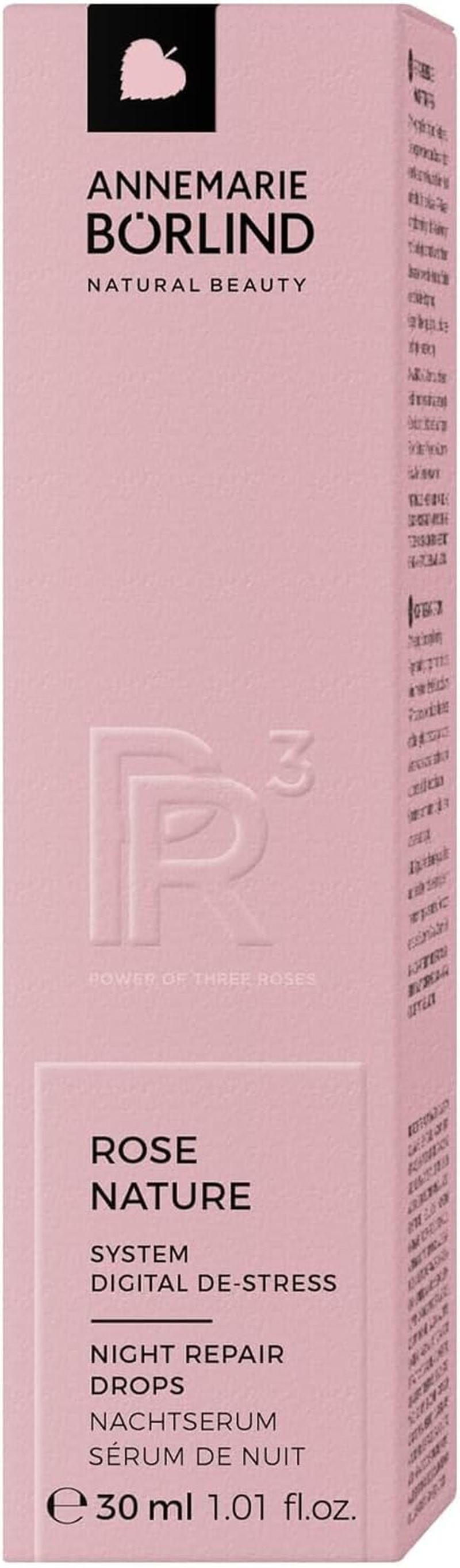 Annemarie B&ouml;rlind Rose Nature Night Repair Drops Fluid 30 Ml image number 3