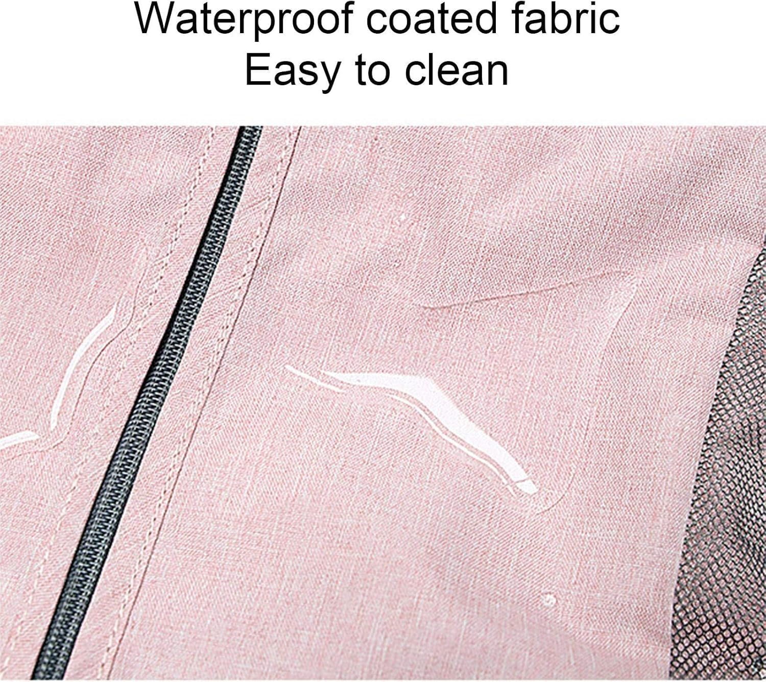 Hanging Diaper Organizer Nursery Crib Hanging Nappy Organizer, Hangable Diaper Caddy Storage Bag Waterproof Diapers Stacker Closet for Baby Caddy Crib Baby Stroller Pushchair Baby Essential image number 5