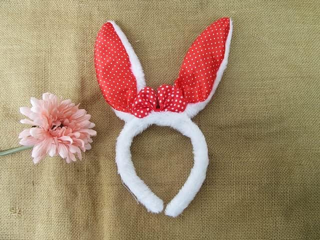4Pcs Rabbit Ear Headband Easter Party Hair Band Hair Accessories image number 1