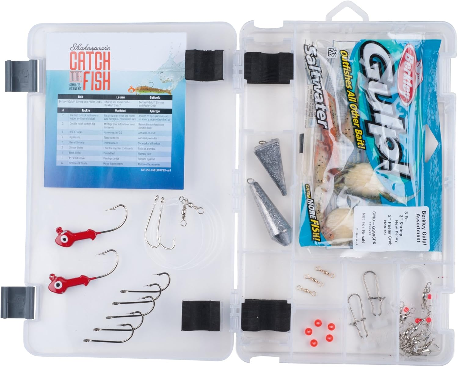 Shakespeare Catch More Fish Fishing Tackle Kit
