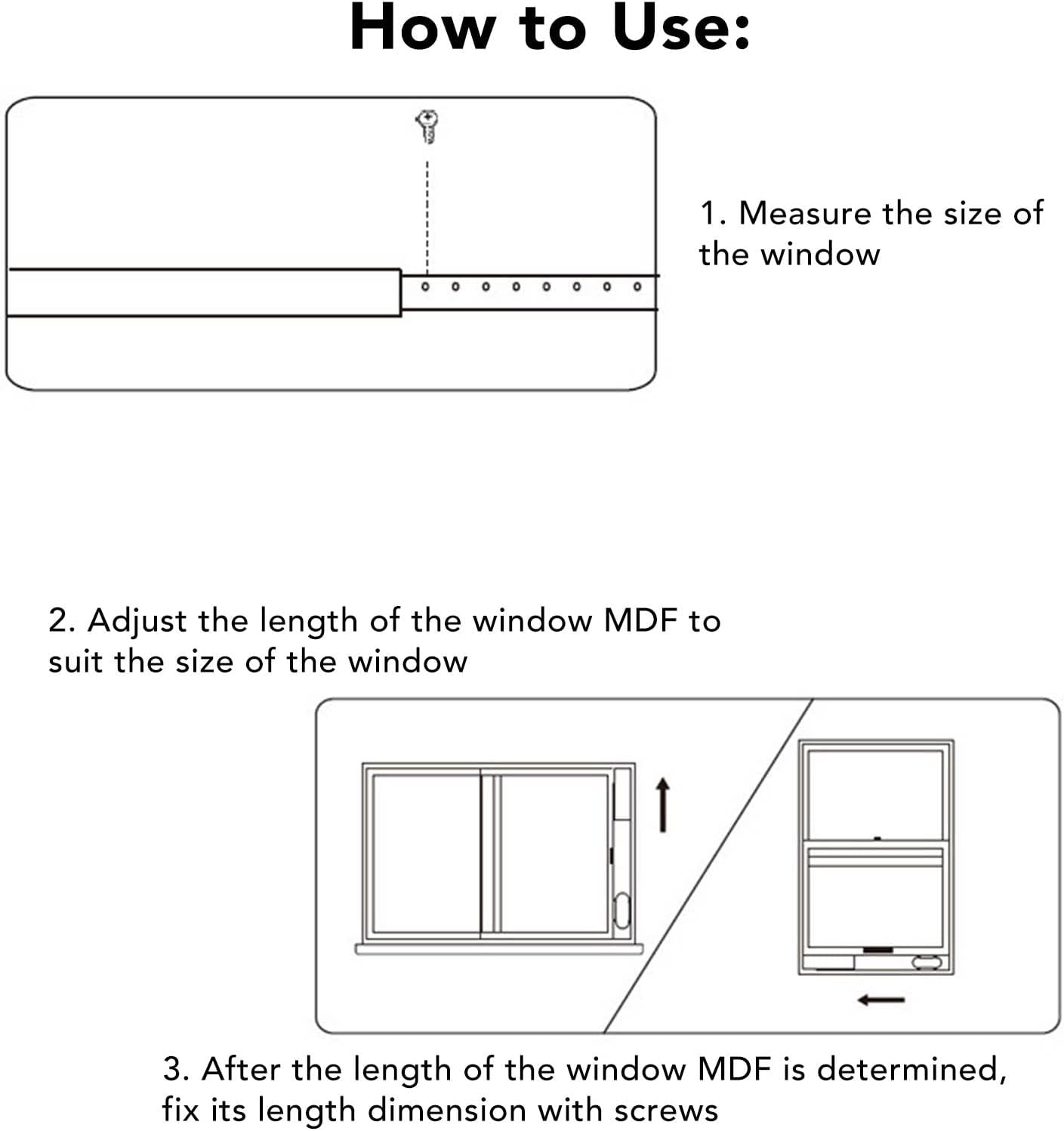 Air Conditioning Window Kit Non-Deformed Heat Resistant Seamless Power Saving Adjustable Sliding AC Valve Kit with for Office