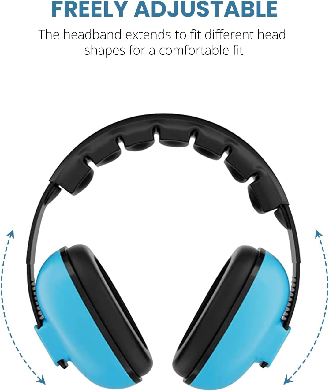 Baby Noise Protection Ear Muffs for Infants & Toddlers (0-3 Years), 26Db Hearing Protection, Ideal for Outdoor, Airplane, Sleep, Fireworks &ndash; Blue image number 1