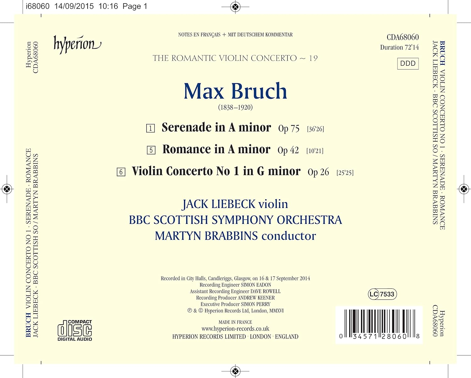 The Romantic Violin Concerto Vol.19