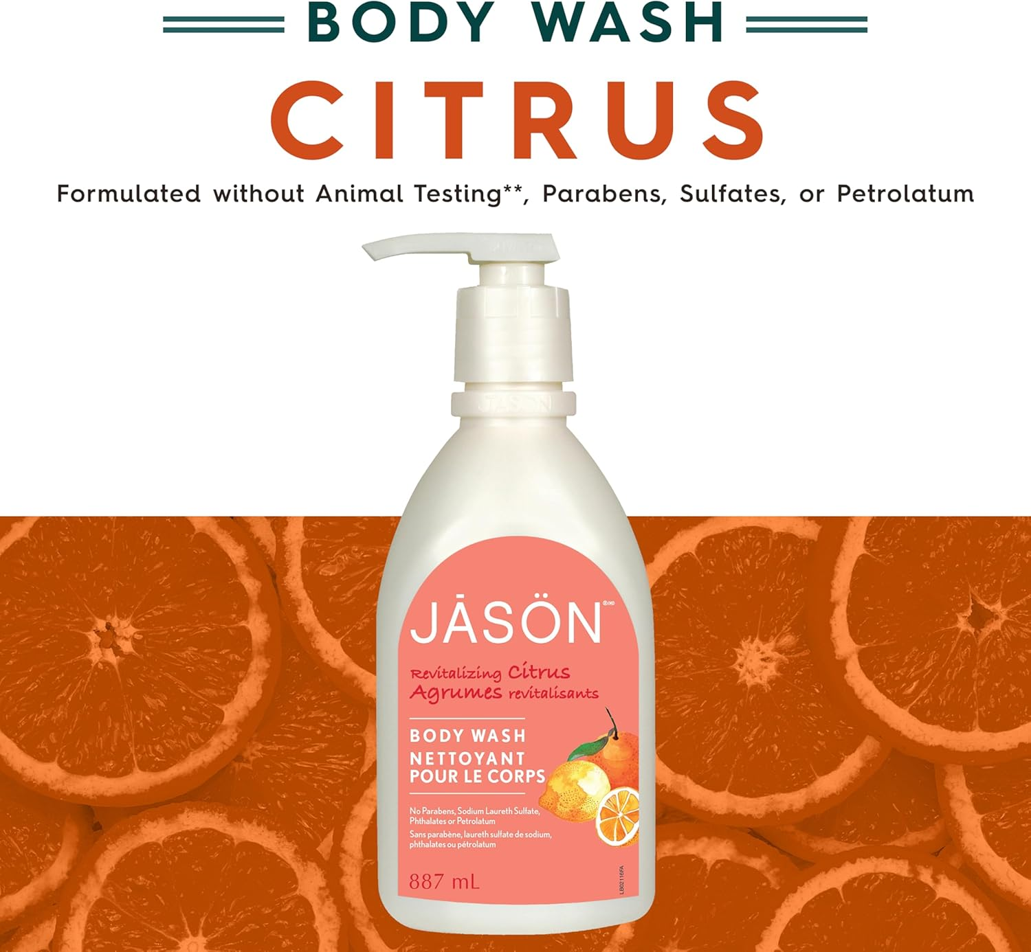 Jason Body Wash Citrus by JASONS NATURAL image number 1