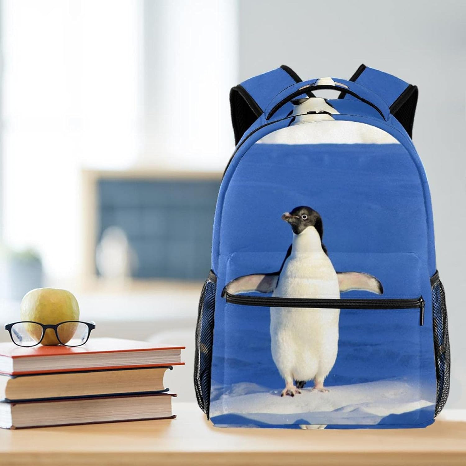 Penguin Backpack Students Shoulder Bags Travel Bag College School Tote Backpacks