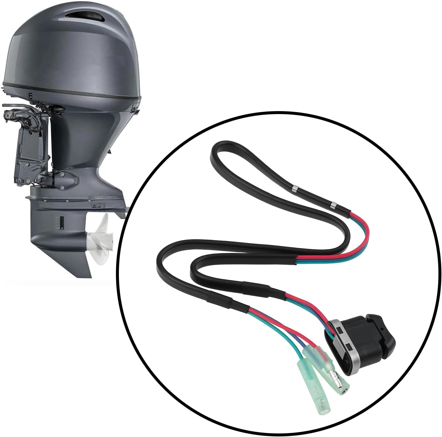 Outboard Remote Control Switch 703-82536-00 703-82563-00 Compatible with Yamaha C2001 115TJRZ image number 4