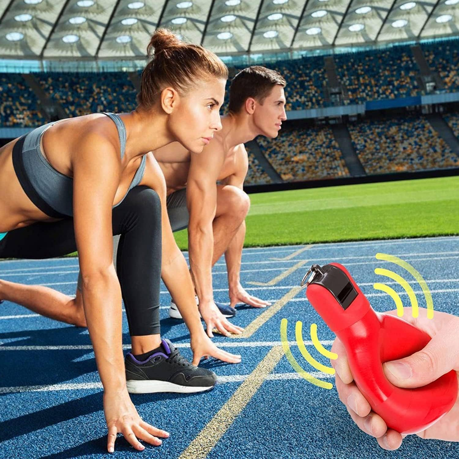 Hand Squeeze Whistles Coaches Whistle Manual Sports Trainer Whistles, 2Pcsportable Squeeze Whistle,Hand Squeeze Whistles Coaches Whistle Loud Manual Sports Trainer Whistle for Training image number 6