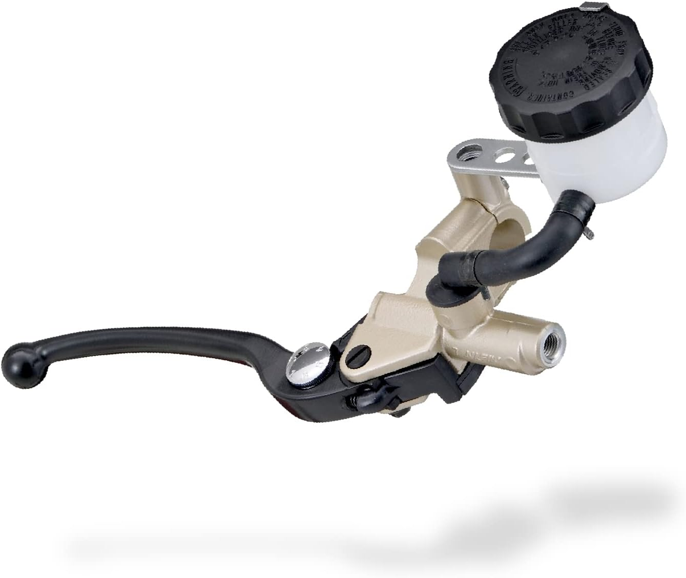 Daytona NISSIN 61738 Motorcycle Brake Master Cylinder Horizontal 5/8 Inch Black Body/Black Lever