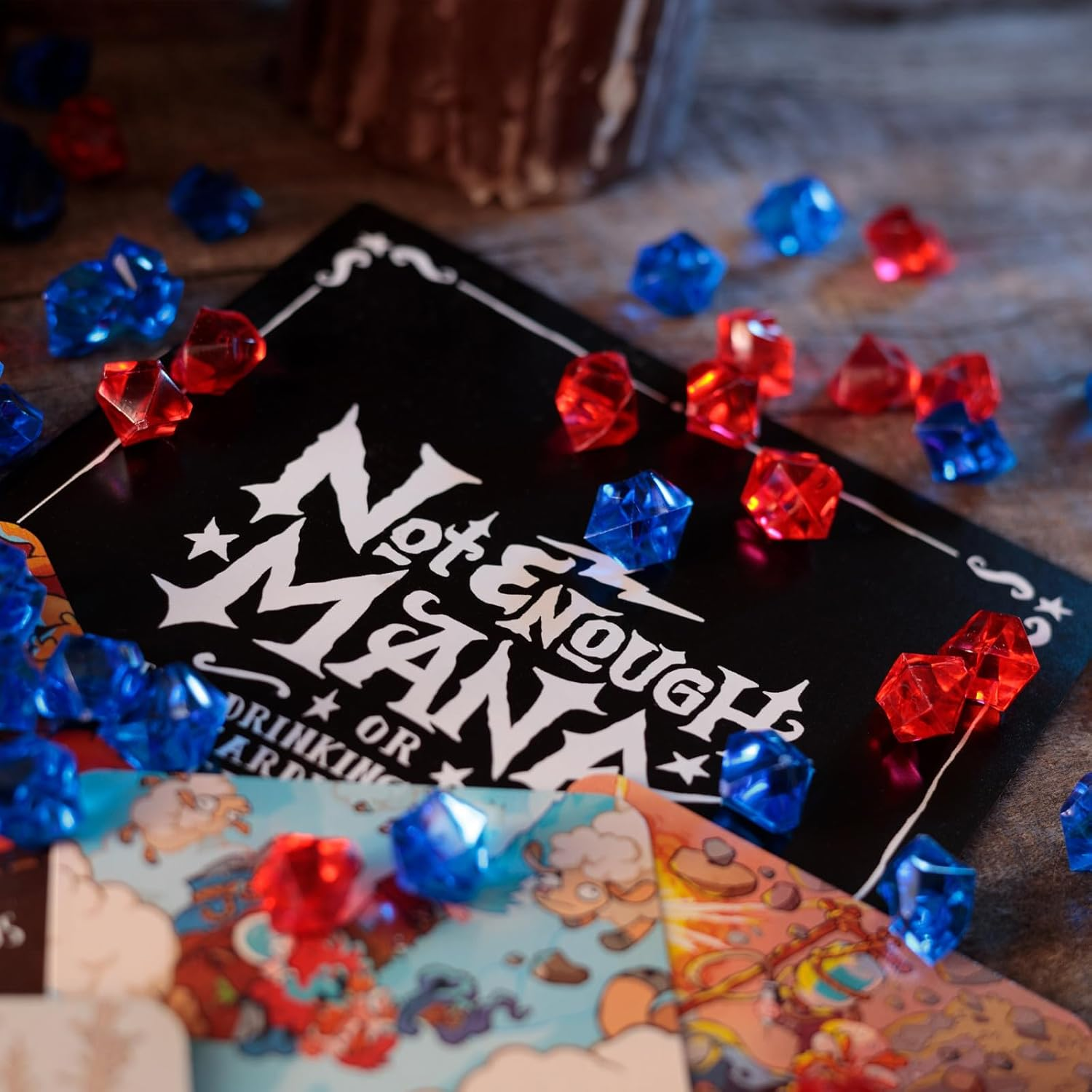 Board & Dice | Superhot Presents | Not Enough Mana | Potion-Drinking Card Game | 3-6 Players, Ages 18+ image number 3