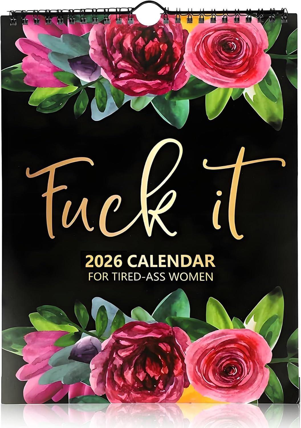 2026 Calendar for Tired-Ass Women, Fu-Ck It Calendar, Tired Woman 2026 Wall Calendar, Funny Wall Calendar for Home Office Decor, Swear Word Planner Monthly Calendar Gag Gifts for Women