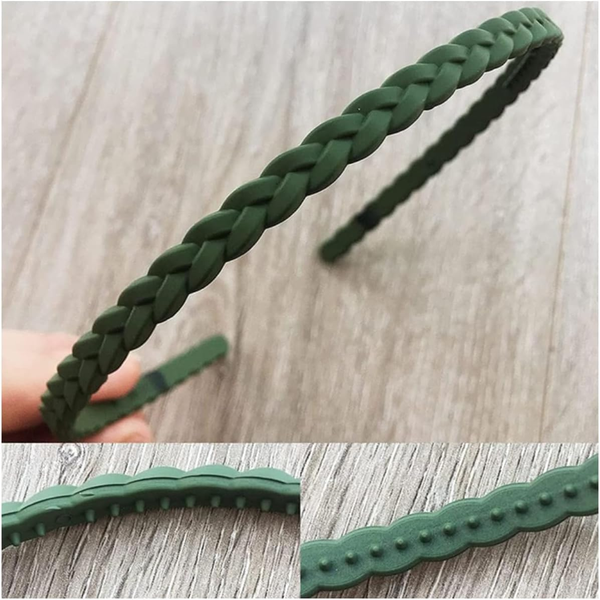 Headbands for Girls and Women, Pack of 5 Thin Hair Bands, Colourful Hair Bands, Plastic Headbands, Hair Bands, Girls Set, Thin Headbands, DIY Headband with Teeth, Hairstyle Headband image number 5