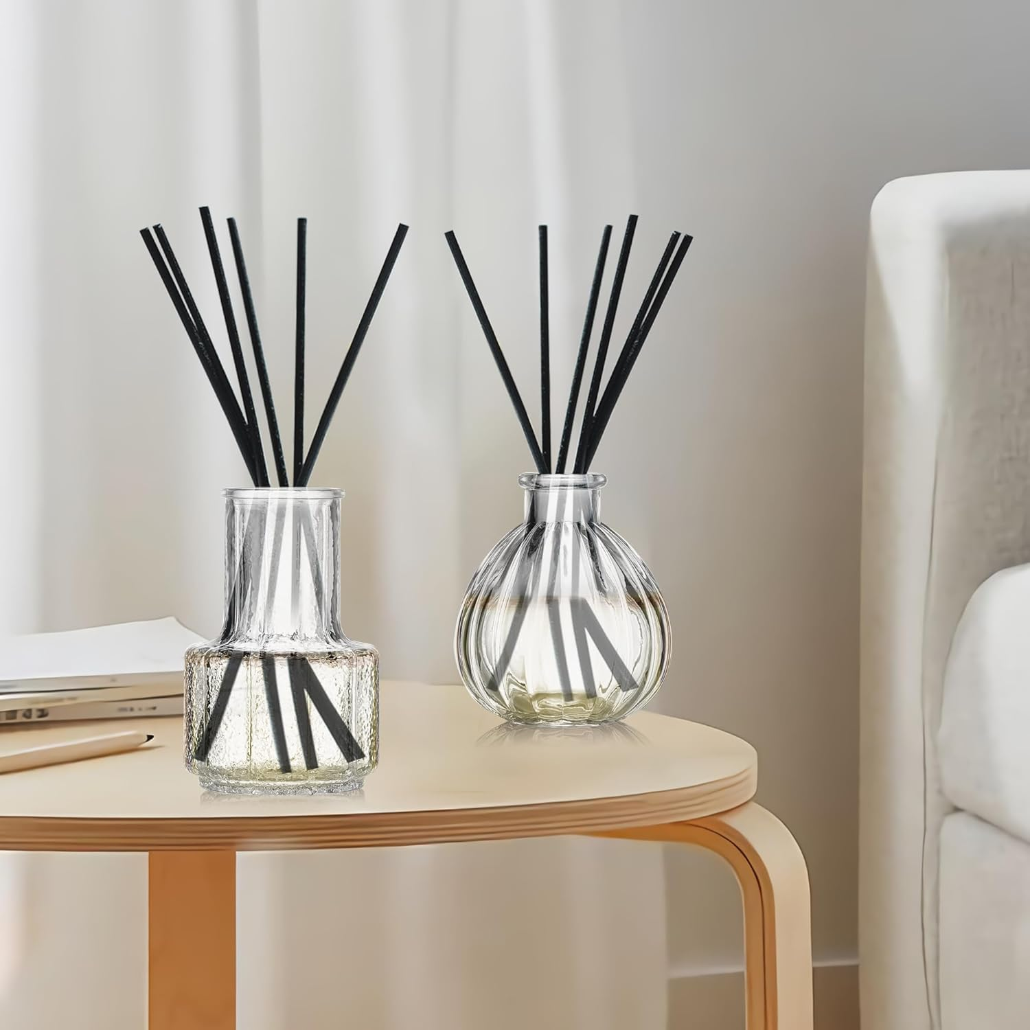 Unbreakable Glass Bud Vase Set of 32 Pcs, Vintage Clear Small Glass Vases for Flowers, Glass Bud Vases in Bulk, Mini Vase for Centerpieces, Wedding, Home Decor and Events image number 4