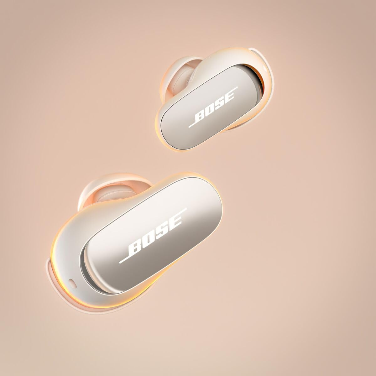 Bose Quietcomfort Ultra Wireless Noise Cancelling In-Ear Earbuds, Bluetooth Noise Cancelling Earbuds with Spatial Audio and World-Class Noise Cancellation, White Smoke - White image number 2