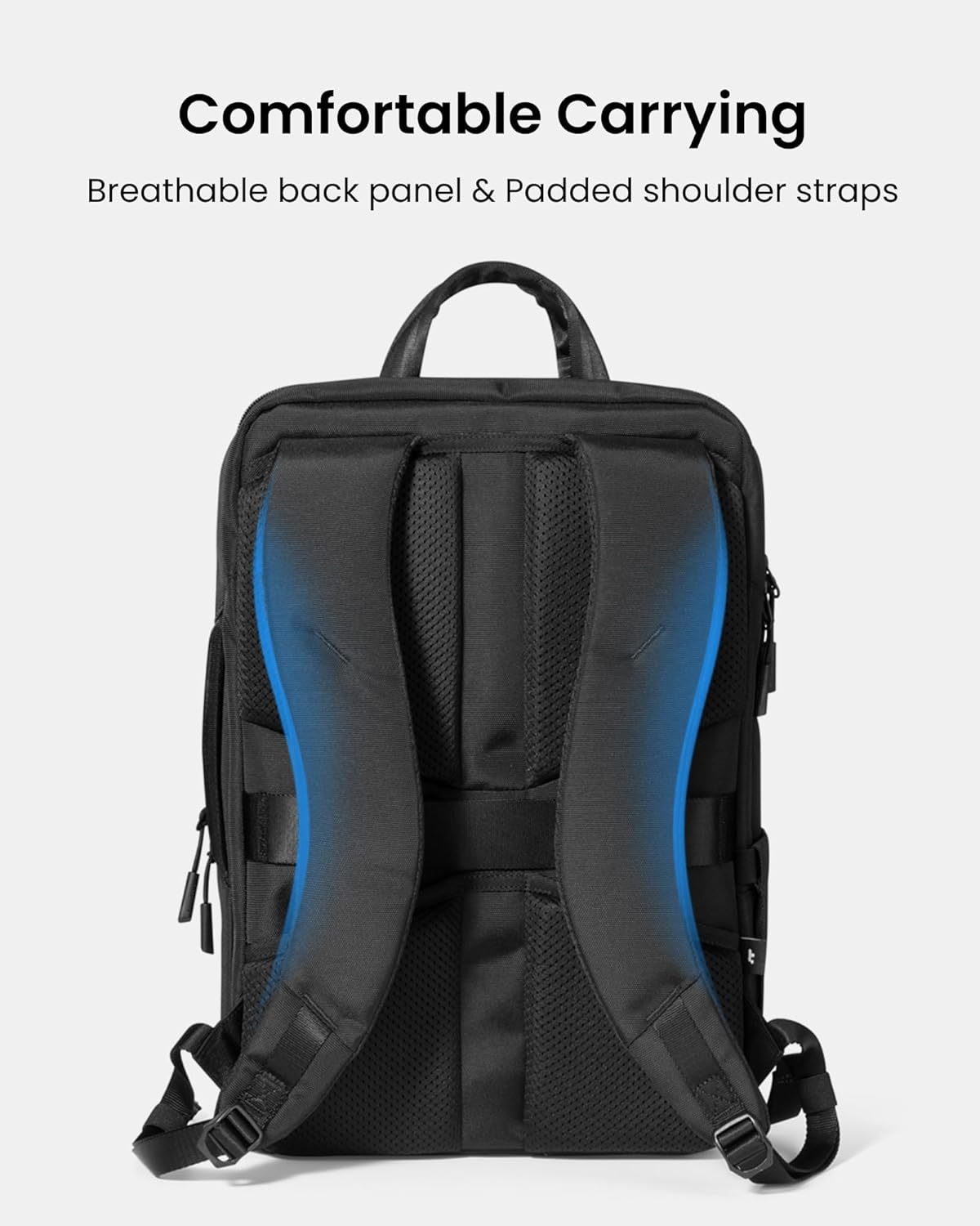 Tomtoc Laptop Backpack, 15.6-16 Inch Laptop Bag for Men Women, 24L Everyday Computer Backpack for 16'' Macbook Pro M4, Daypack for Work, Commute, Business, College, Weekend Trip image number 4
