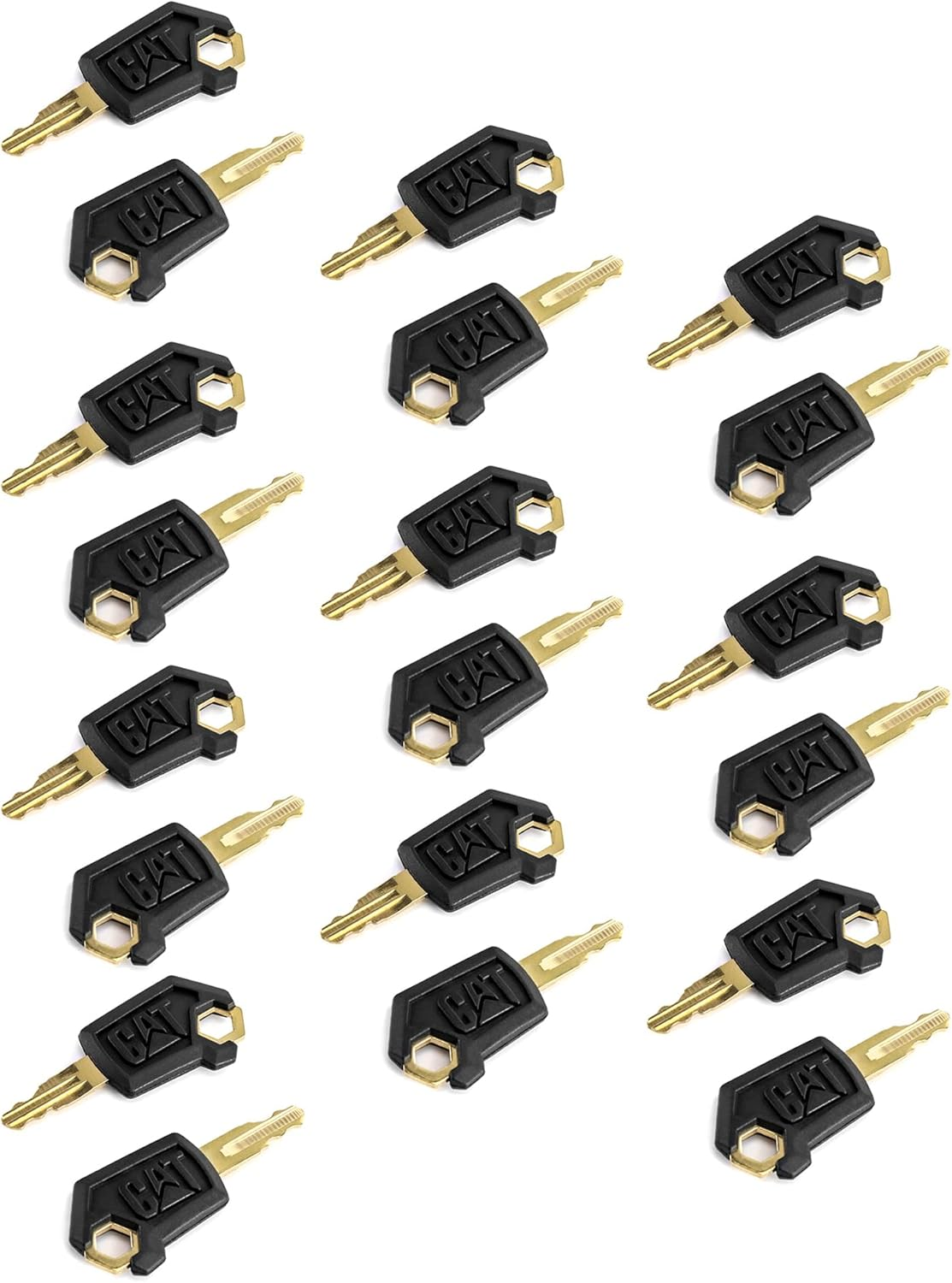 QWORK 5P8500 Cat Keys, 20 Pack Ignition Keys for Caterpillar Heavy Equipment image number 6