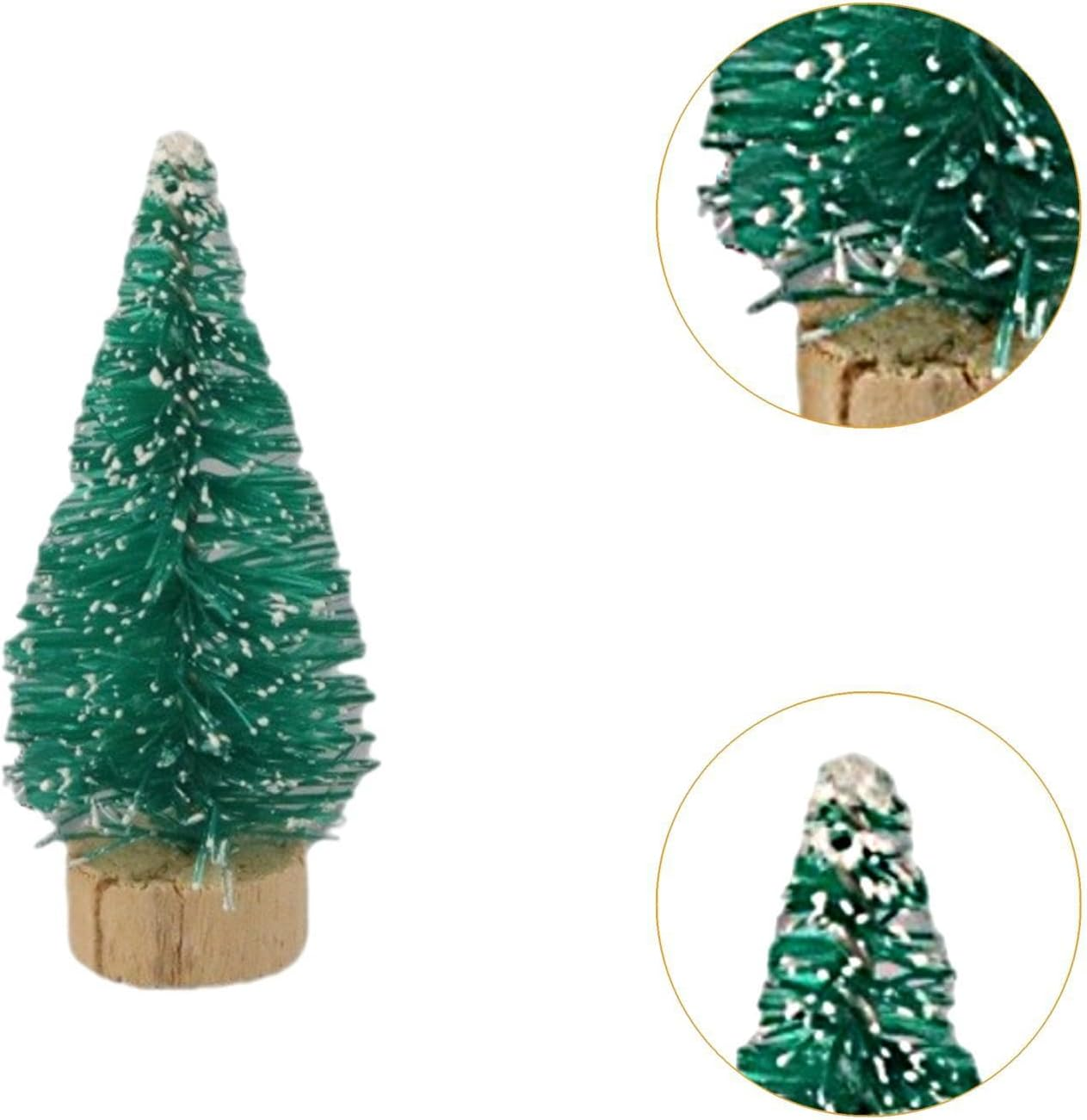 12 Pieces Mini Christmas Tree Ornaments Artificial Christmas Tree Xmas Trees for Tabletop image number 5
