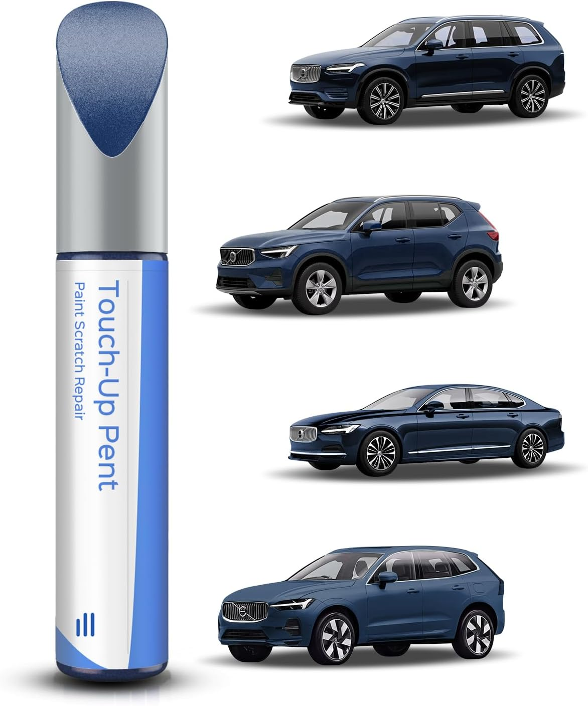 717 Onyx Black Metallic Touch up Paint Compatible with Volvo Exact Match Chips and Nicks Touch Up