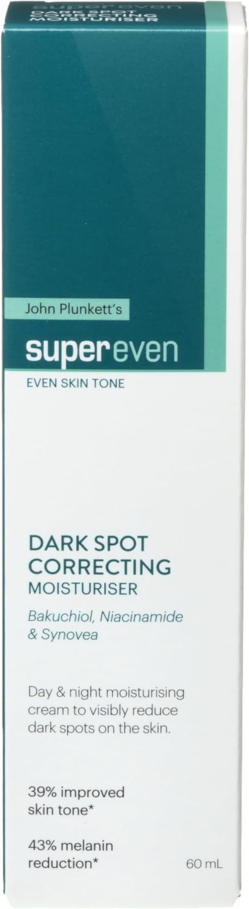 John Plunkett'S Supereven Dark Spot Correcting Moisturiser 60Ml &ndash; Lightens Dark Spots, Evens Skin Tone & Reduces Redness for a Smooth, Radiant Complexion image number 2