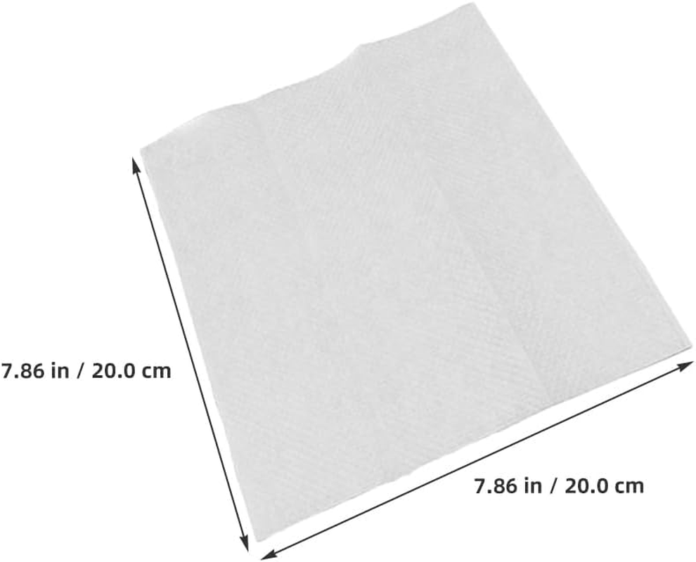 SOLUSTRE Thickened Hand Wipe Paper 5 Packs of 100 Sheets Commercial Paper Towels for Hotel Bathroom Kitchen Use Absorbent Hand Towels image number 2