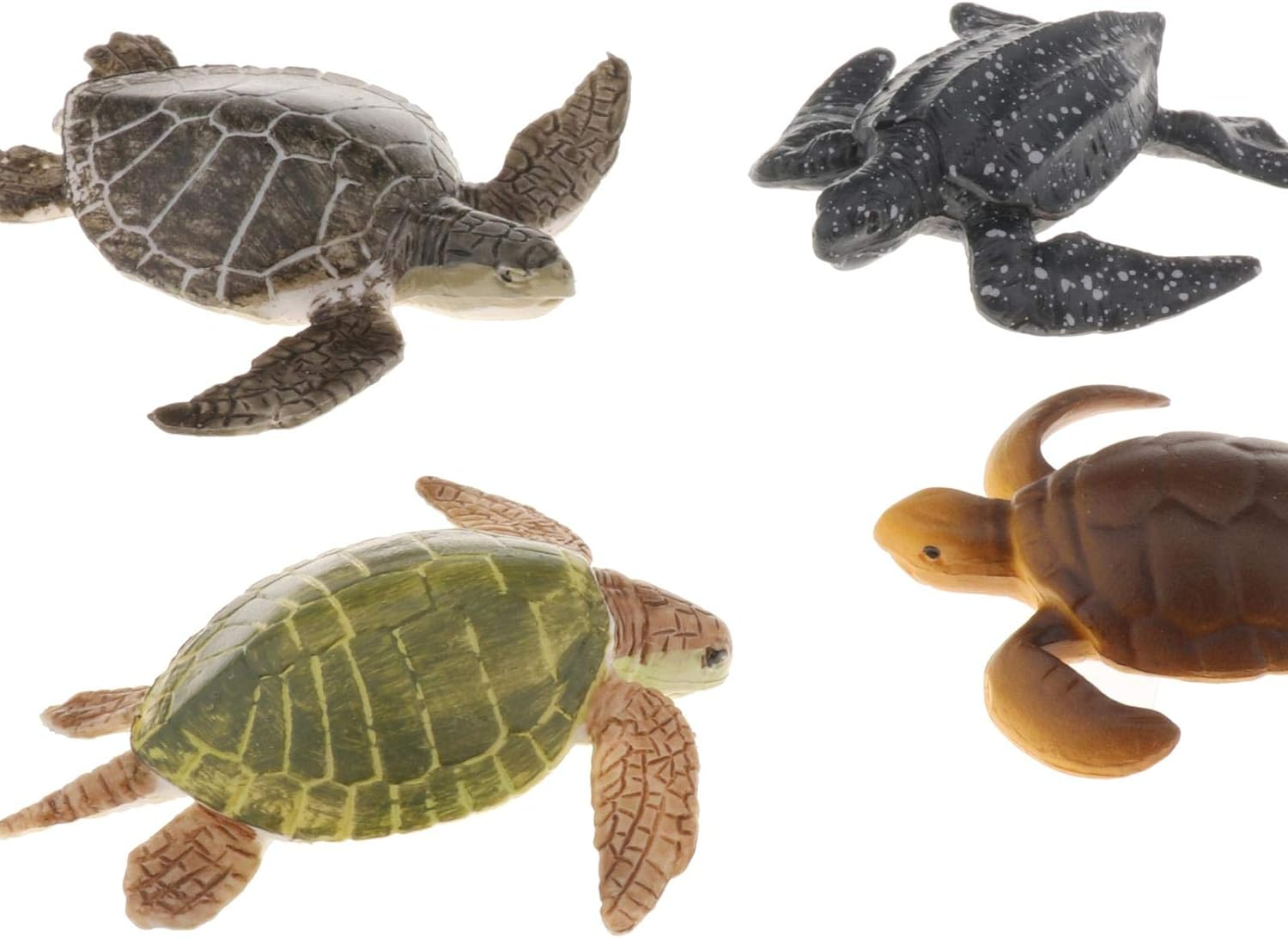 Animal Figures Animal Toys 4PCS Animal Sea Turtle Figures Animals Toys for Child image number 4