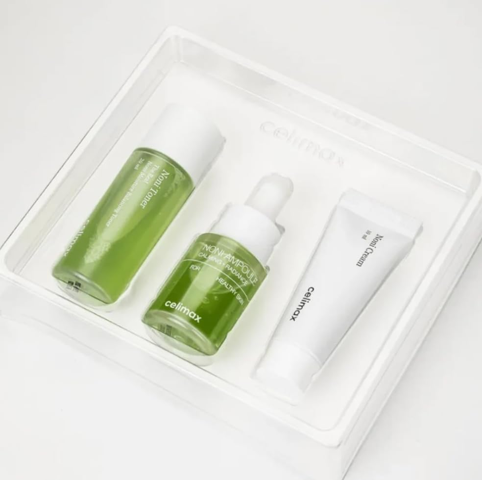 Celimax the Real Noni Starter Kit 3 Pcs Kit - Toner: 30Ml Ampoule: 10Ml Cream: 10Ml image number 1