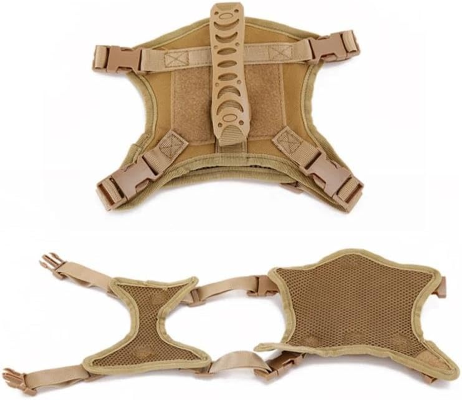 Military Tactical Small Cat and Dog Harness Adjustable Pet Harness Durable Nylon Pet Harness Vest for Chihuahua Pug French Bulldog,C image number 3