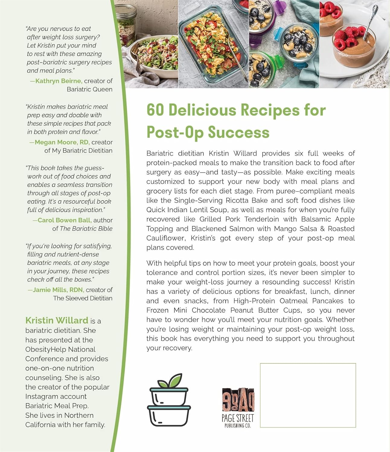 Bariatric Meal Prep Made Easy: Six Weeks of Portion-Controlled Recipes to Keep the Weight Off image number 1