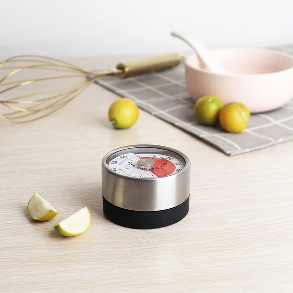 Mini Visual Timer for Kids and Adults - with Magnetic Backing, Time Management Tool for Kid Toddlers Teacher Kitchen Classroom Meeting - 6Cm/2.36Inch