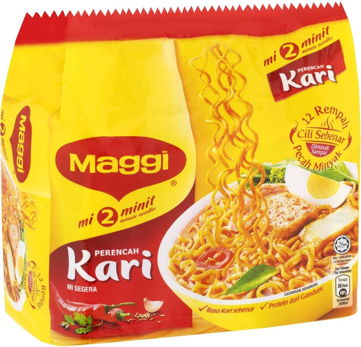 Nestle Maggi Mee Curry Noodle, 5X79 G image number 1