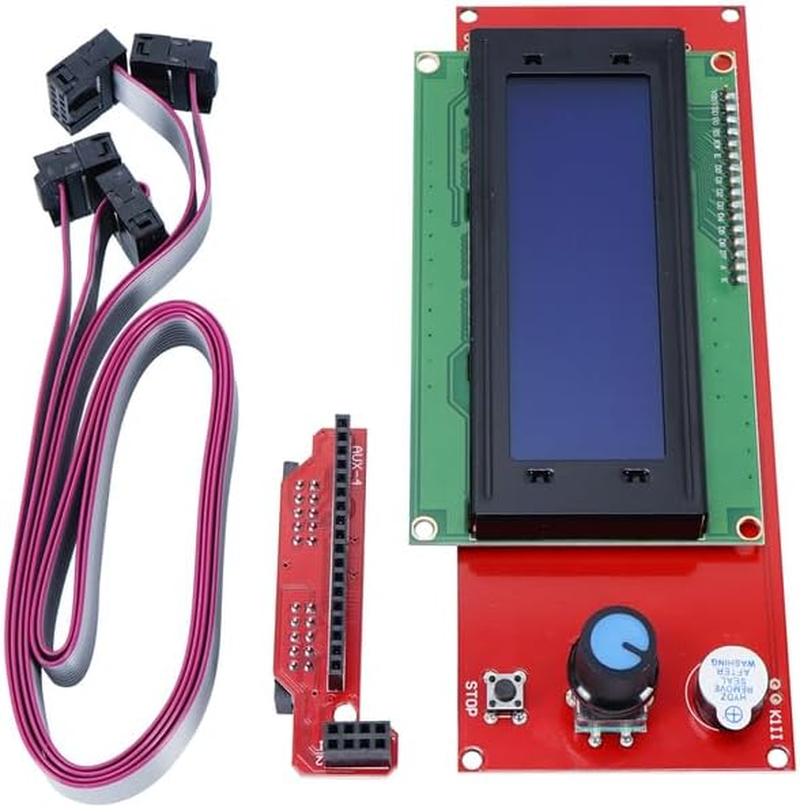 LCD 2004 Display Screen Controller Module 3D Printer Smart Controller for Ramps 1.4 LCD 2004 3D Printer Parts Accessories (LCD2004 Display Control Module)