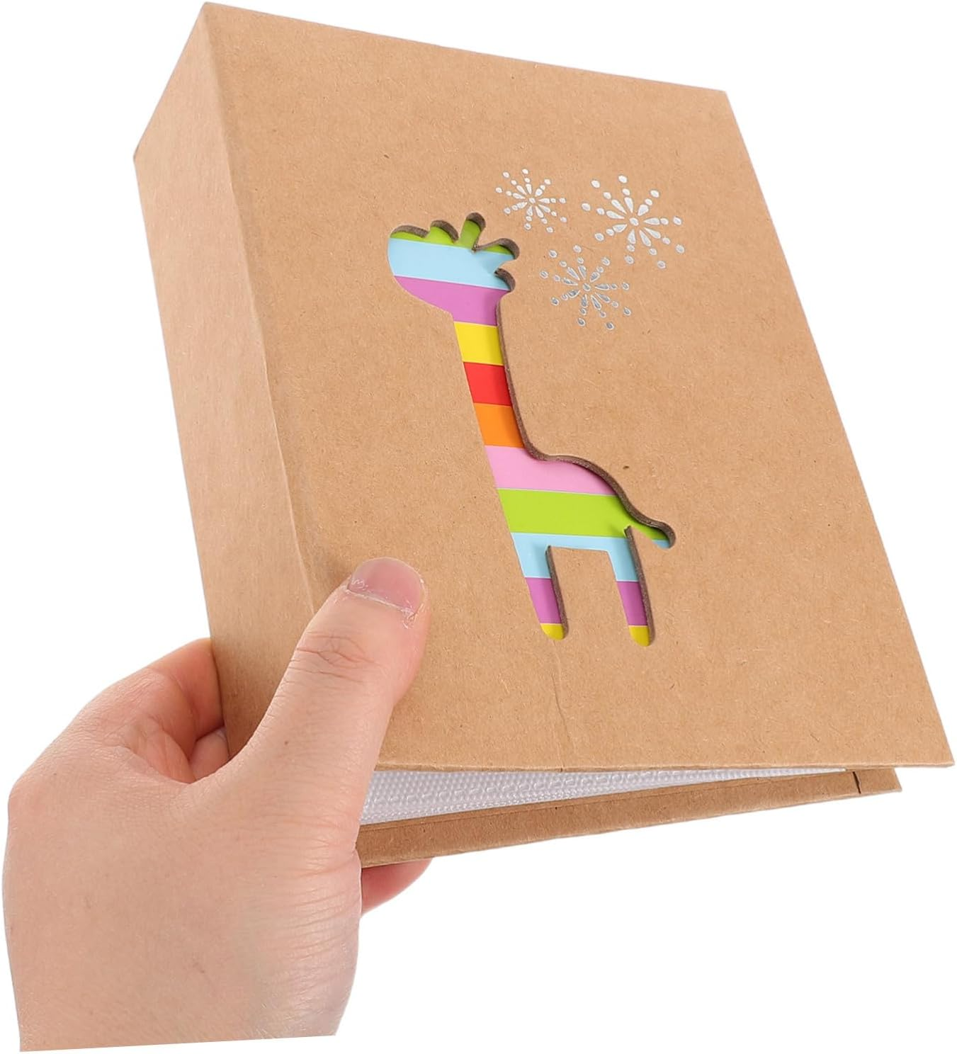 EXAOMBLE Photo Album for Photos Vintage Kraft Picture Album Easy-Insert Design for Birthday Parties and Family Events for Showers and School Activities image number 1