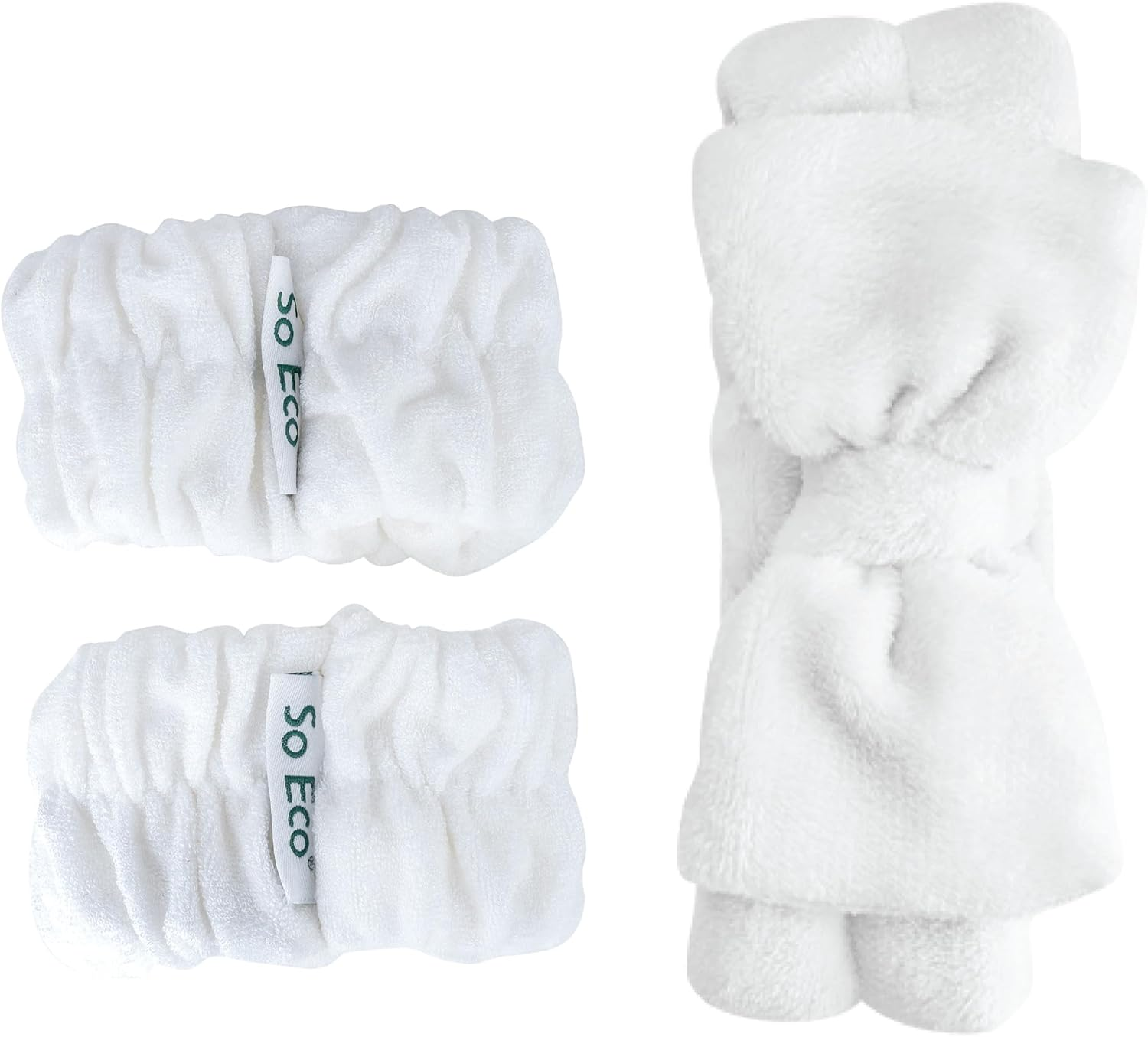So Eco Makeup Headband & Wrist Wash Band Set