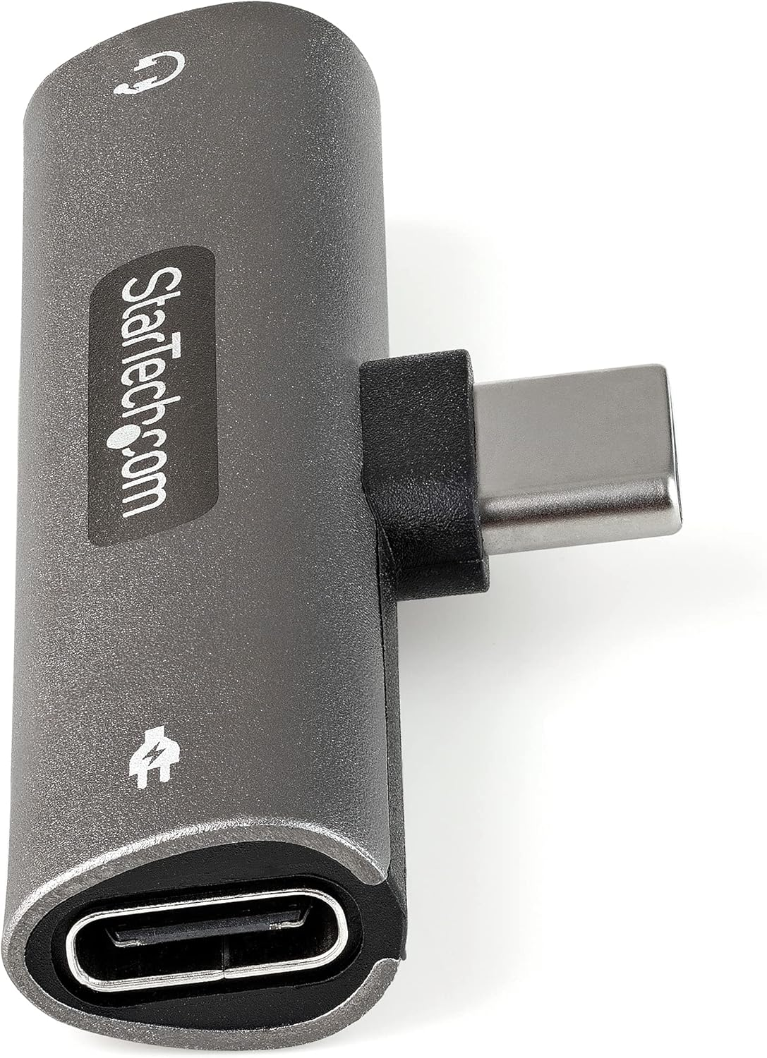 Startech USB-C Mobile Audio & Charge Adapter with 3.5 Mm Audio Jack, Silver image number 2