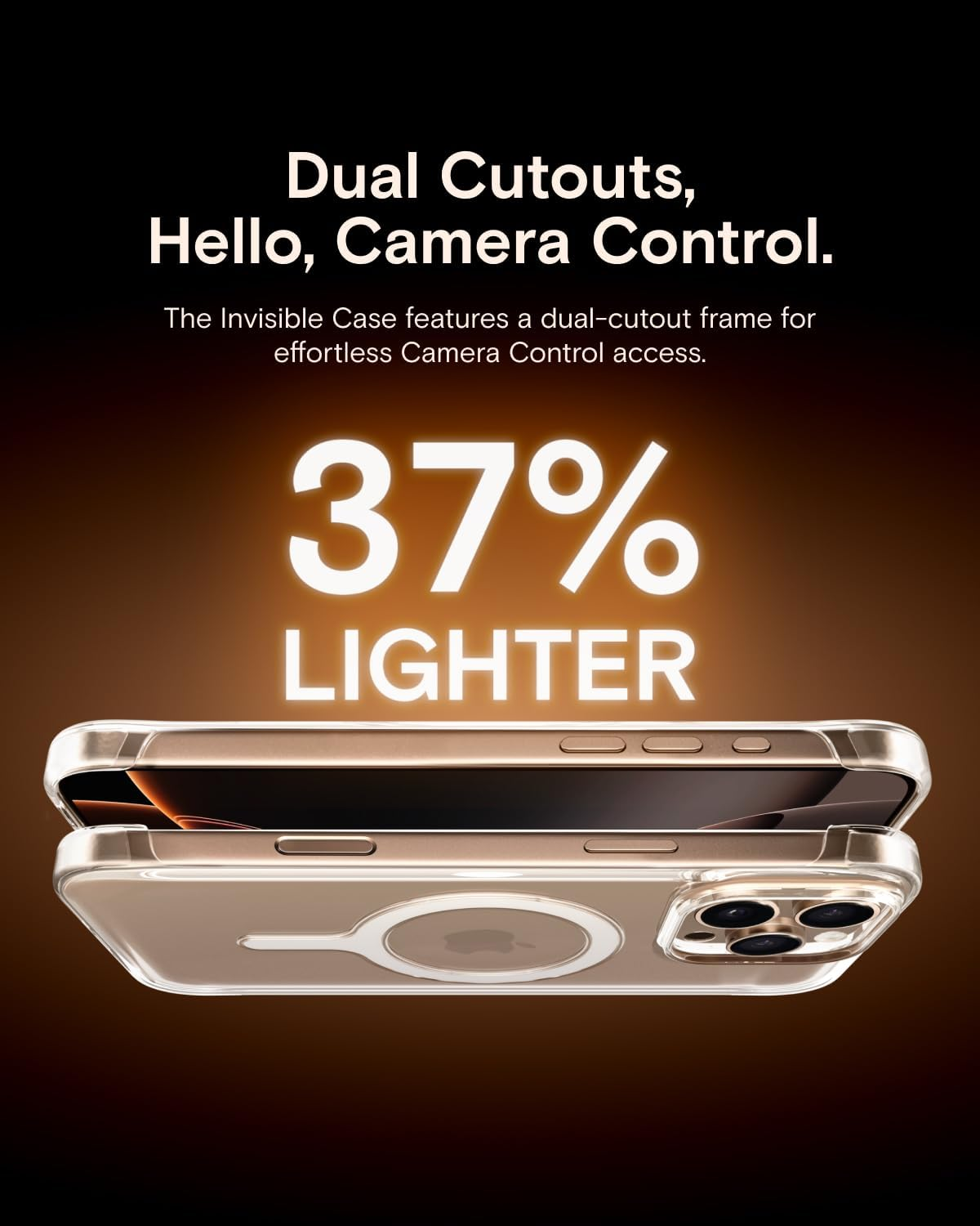 MOFT Invisible Case for Iphone 16 Pro Case, Clear Magsafe Phone Case, Dual Cutouts Frame Design with Bare-Device Feel, Anti-Yellowing Ultra-Thin Strong Magnetic Protective Phone Cover, Clear image number 5