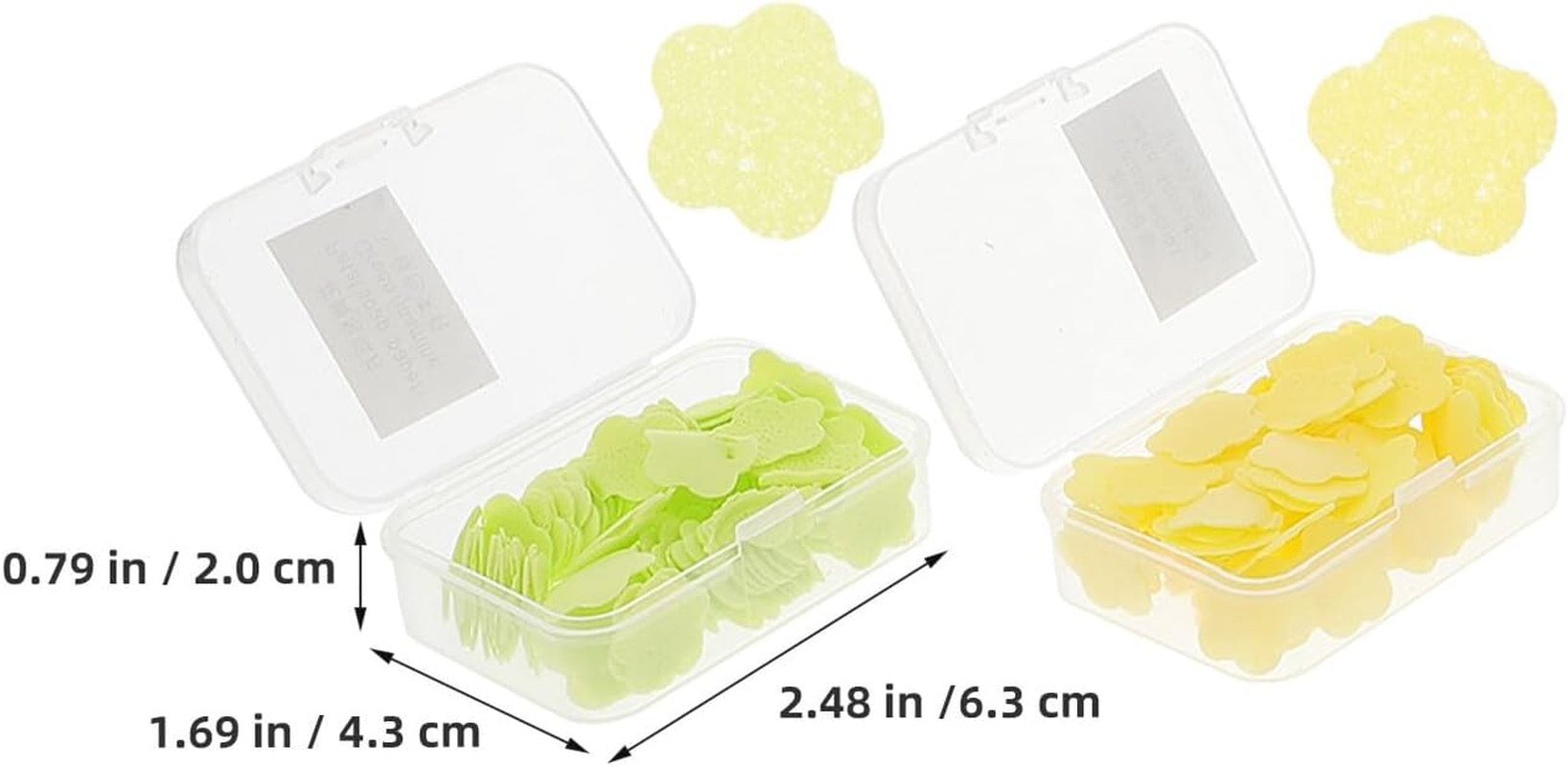 BCOATH 12 Boxes Portable Bath Hand Washing Soap Paper Sheets Scented Mini Disposable Soluble Soap for Outdoor Travel Camping Hiking Adults image number 6