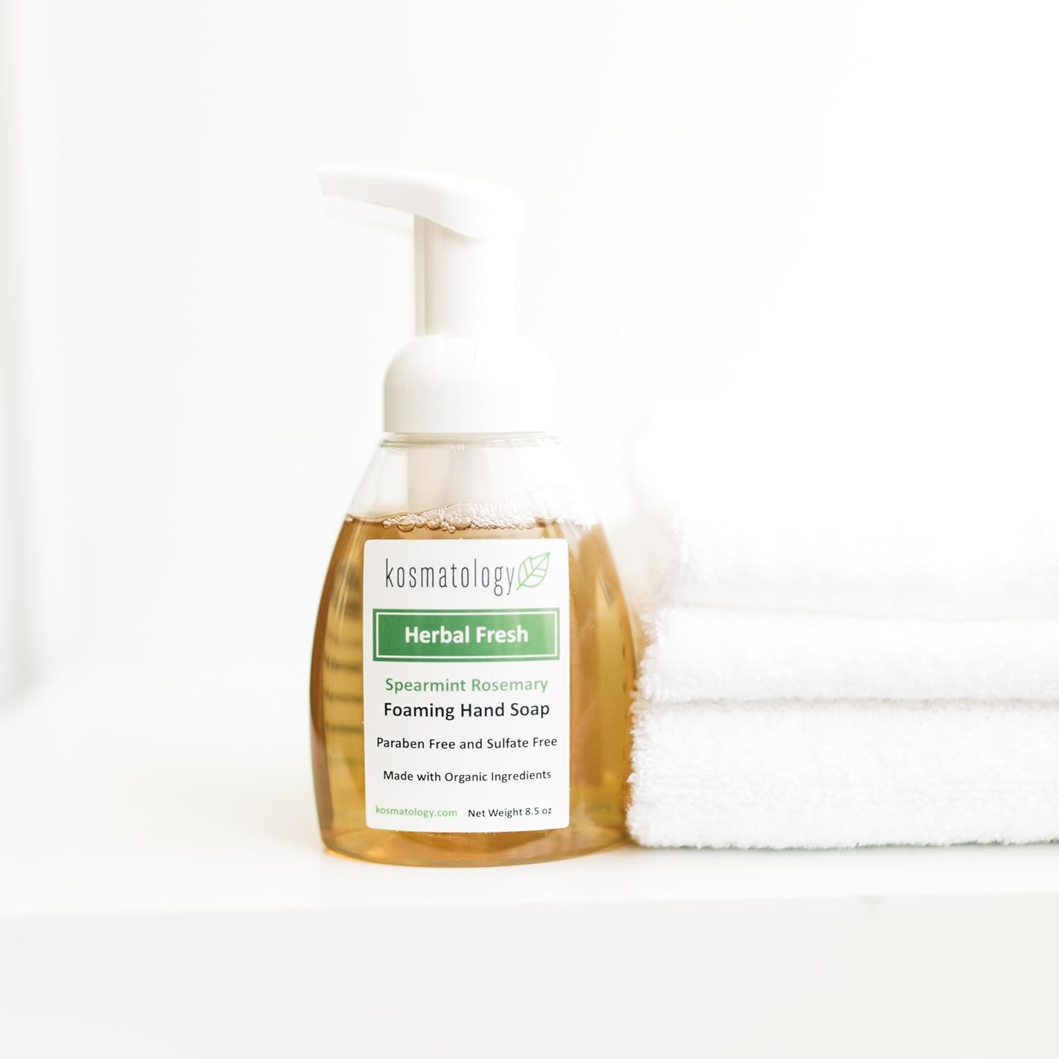 Kosmatology - Herbal Fresh Foaming Hand Soap Spearmint Rosemary - 8.5 Oz. image number 2