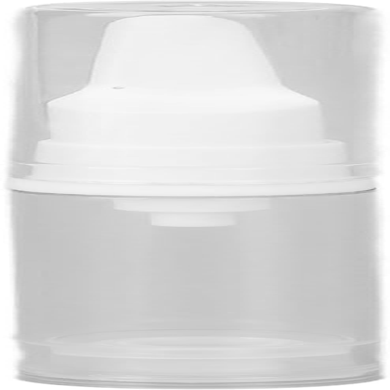 5Pcs Duckbill Nozzle Vacuum Pump Bottle Clear Refillable Travel Dispenser Container for Eye Cream Lotion 10Ml image number 1