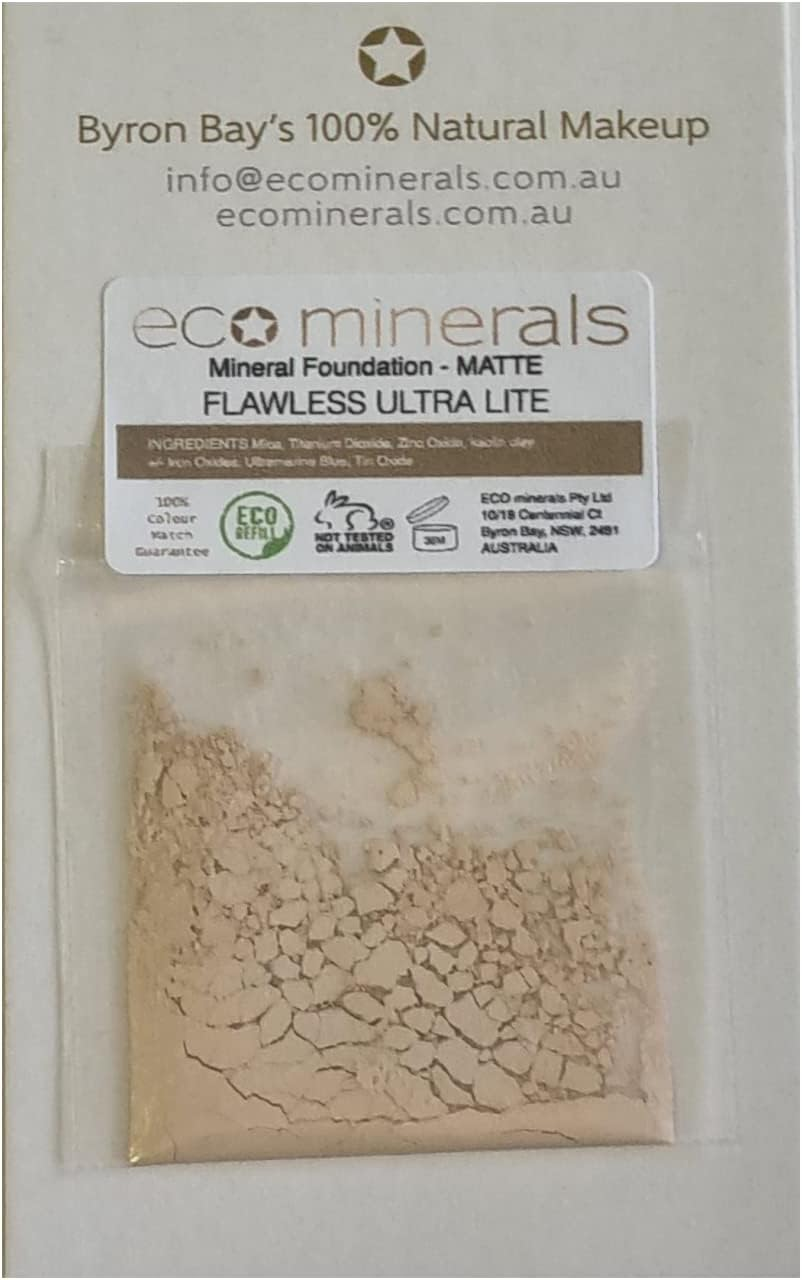 Eco Minerals Flawless Foundation Sample 0.3 G, Ultra Lite