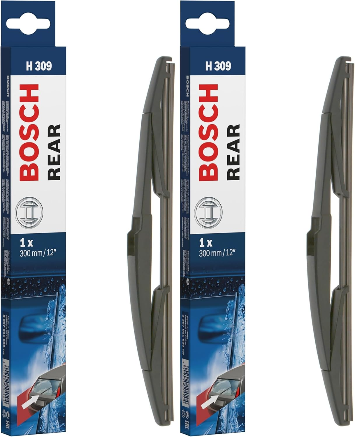 BOSCH H318 Rear Windshield Wiper Blade - 230Mm image number 2