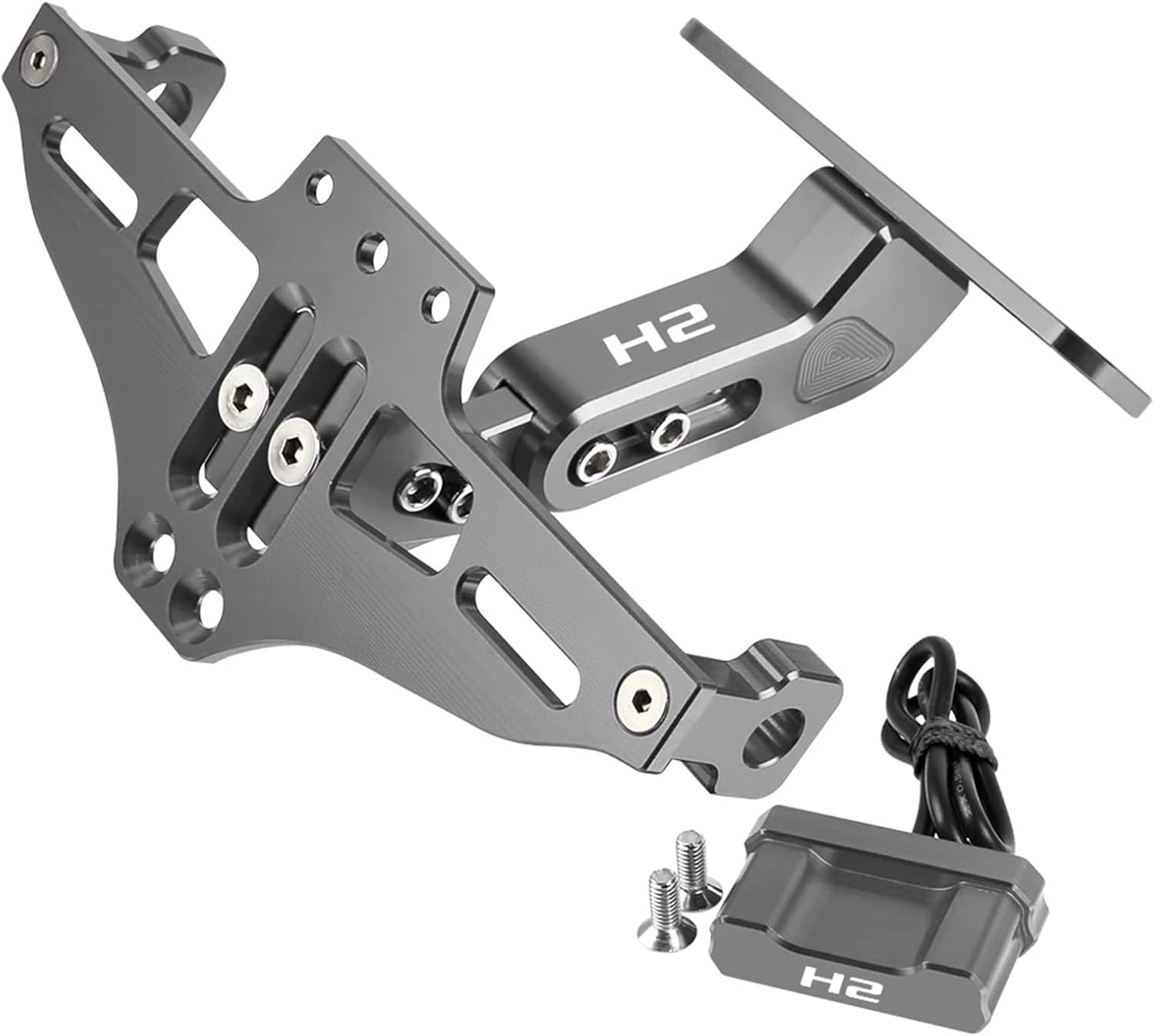 XINMINGYUE Motorcycle Tail Tidy Fender Eliminator Kit License Plate Holder Fit for KAWASAKI ZH2 Z H2 H2SX Ninja H2 R H2R SX SE 2021 2022 2023(Gray) image number 1