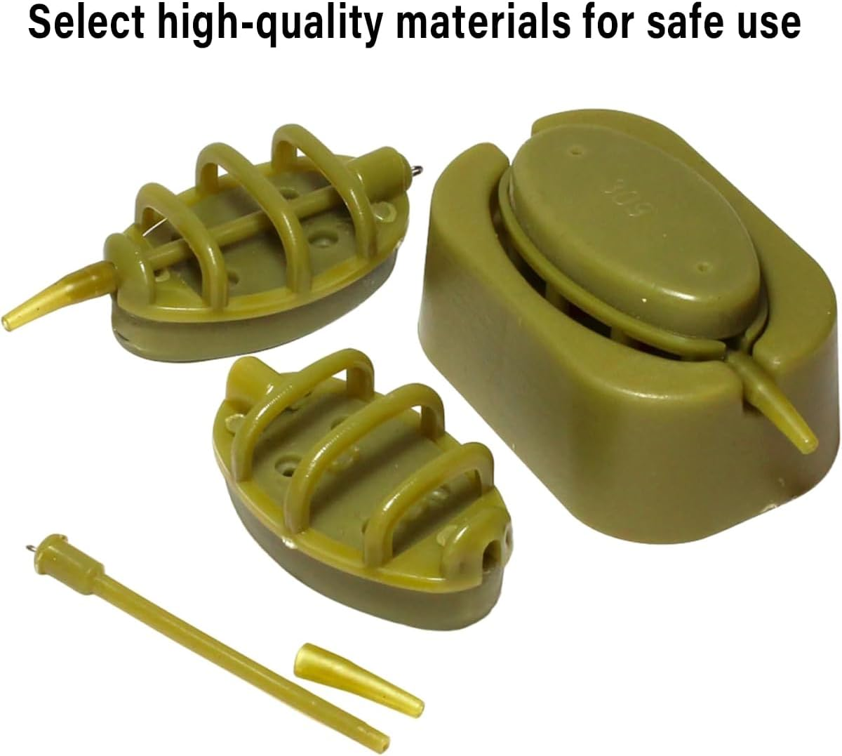 AIMALL Carp Fishing Method Feeder Set with Bait Mould &ndash; Plastic-Coated Nest Feeder for Accurate Baiting image number 6