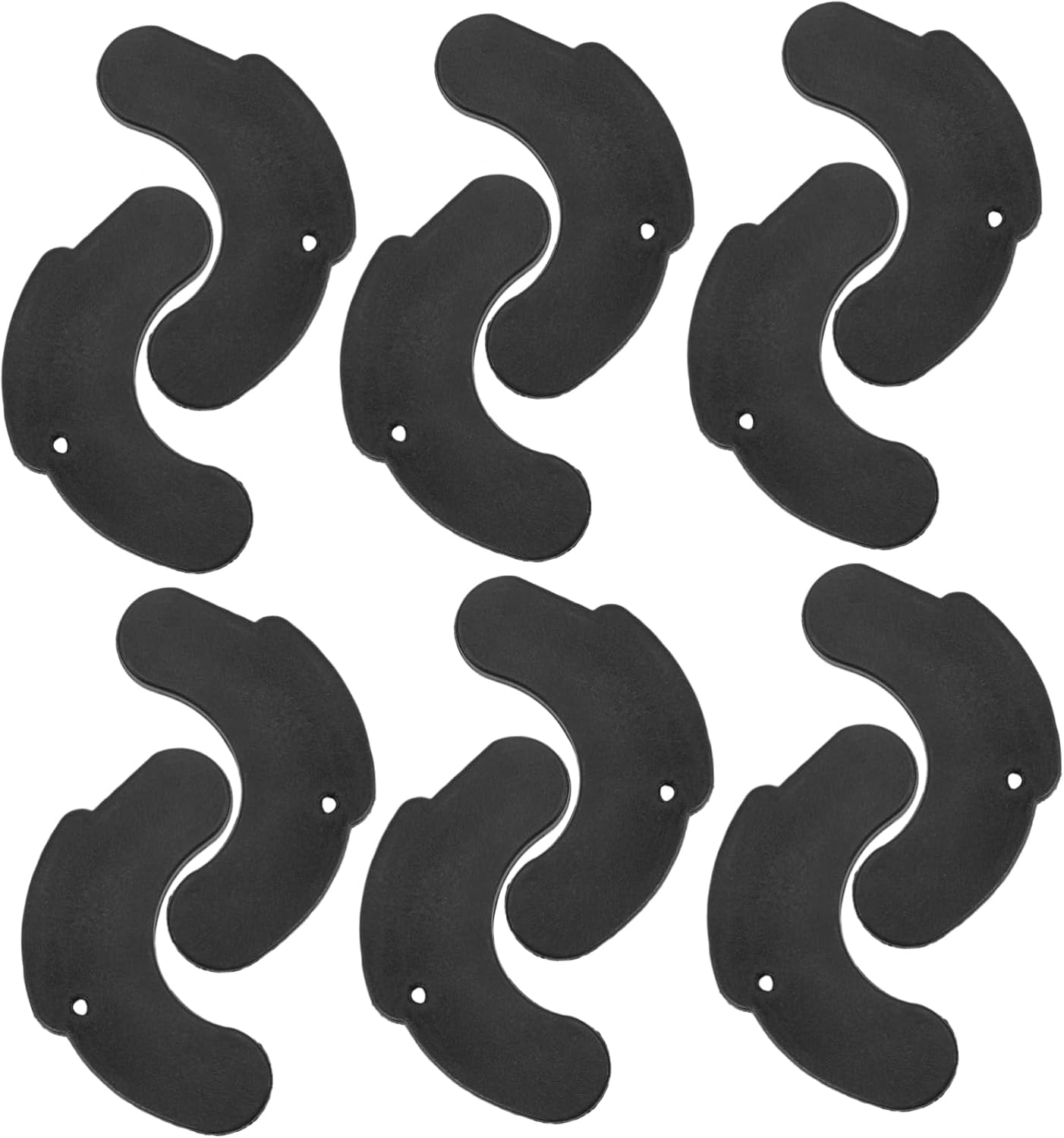 BESPORTBLE 12Pairs Dumbbell Shockproof Pads Holders for Weightlifting Gym Storage Protects Floors and Equipment Essential Fitness Tool for Home Gym Use image number 4