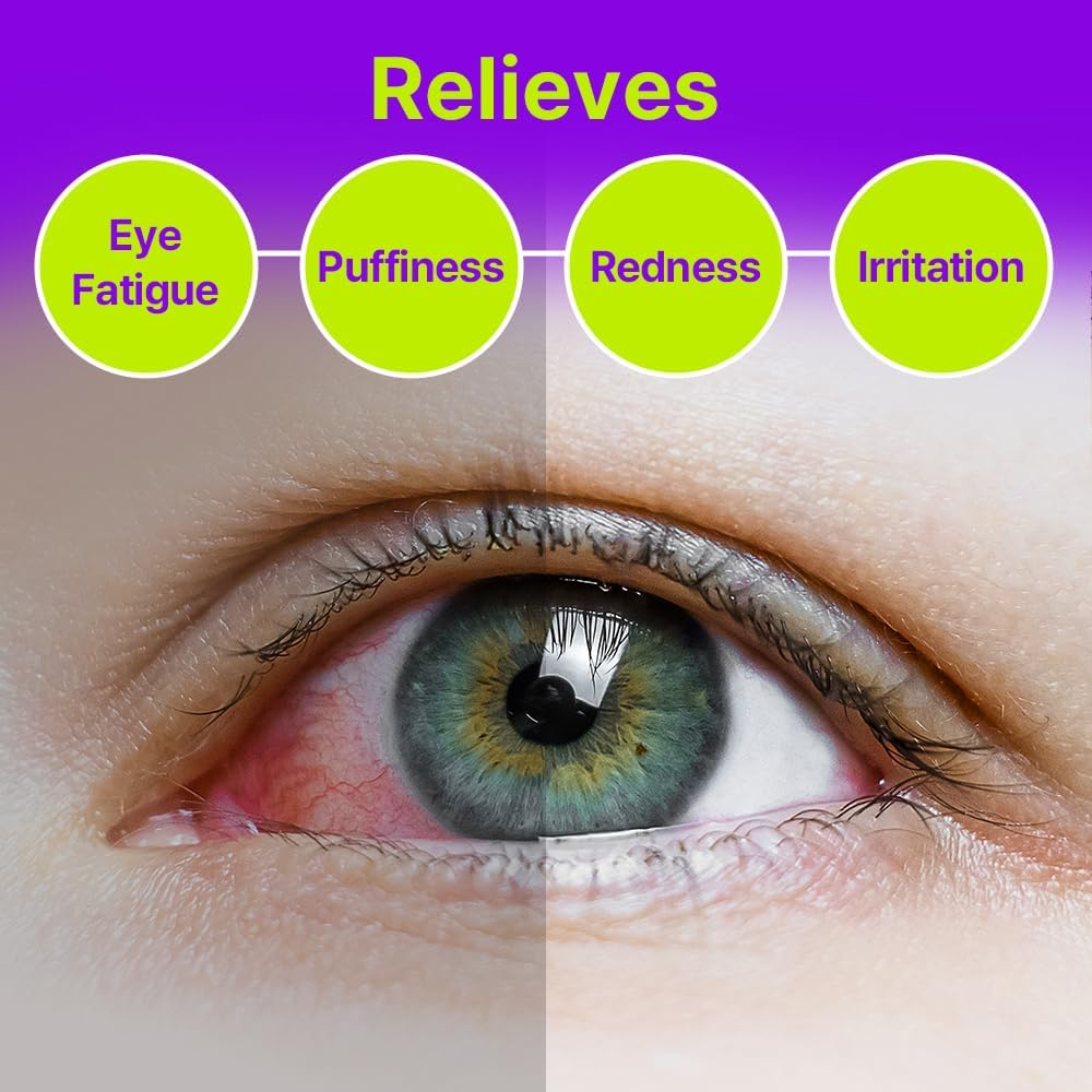 Oowl Mighty Steam Eye Mask for Dry Eyes, Self Heating Eye Compression for Stress Relief, Disposable Eye Mask for Relaxation, Travel Home Office Gifts, 12 Packs, Unscented image number 5