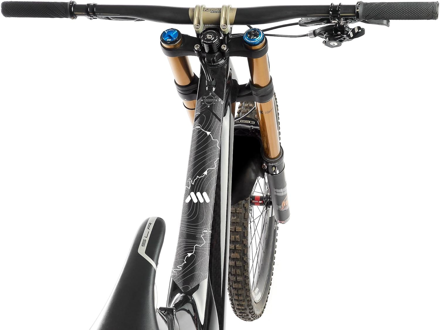 All Mountain Style AMS High Impact Frame Guard Extra Semi-Transparent &ndash; Protects Your Bike from Scratches and Dings image number 3