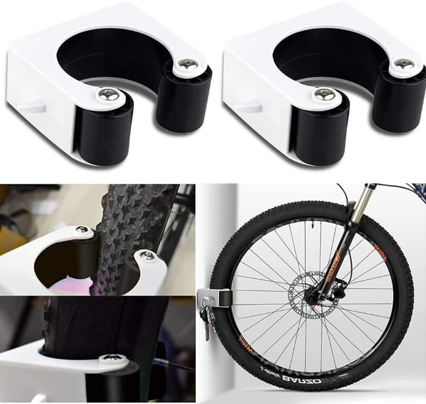 Wall Mounted Bicycle Parking Rack, Tire Parking Clip, Portable Simple Parking Rack image number 5