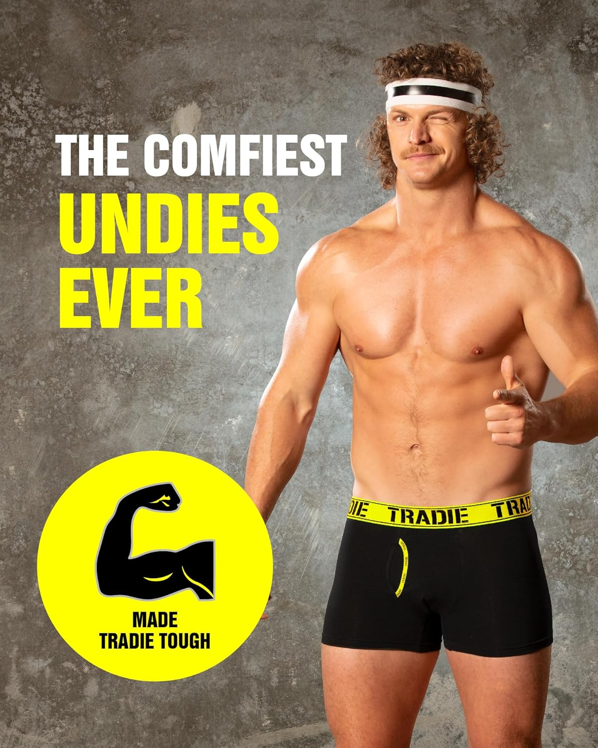 TRADIE Men'S Cotton/Elastane Fitted Trunk 3-Pack Mens Underwear, Stretch Cotton Fabric, Comfortable, Soft, Breathable Mens Boxer Brief, Value Pack Underwear for Men