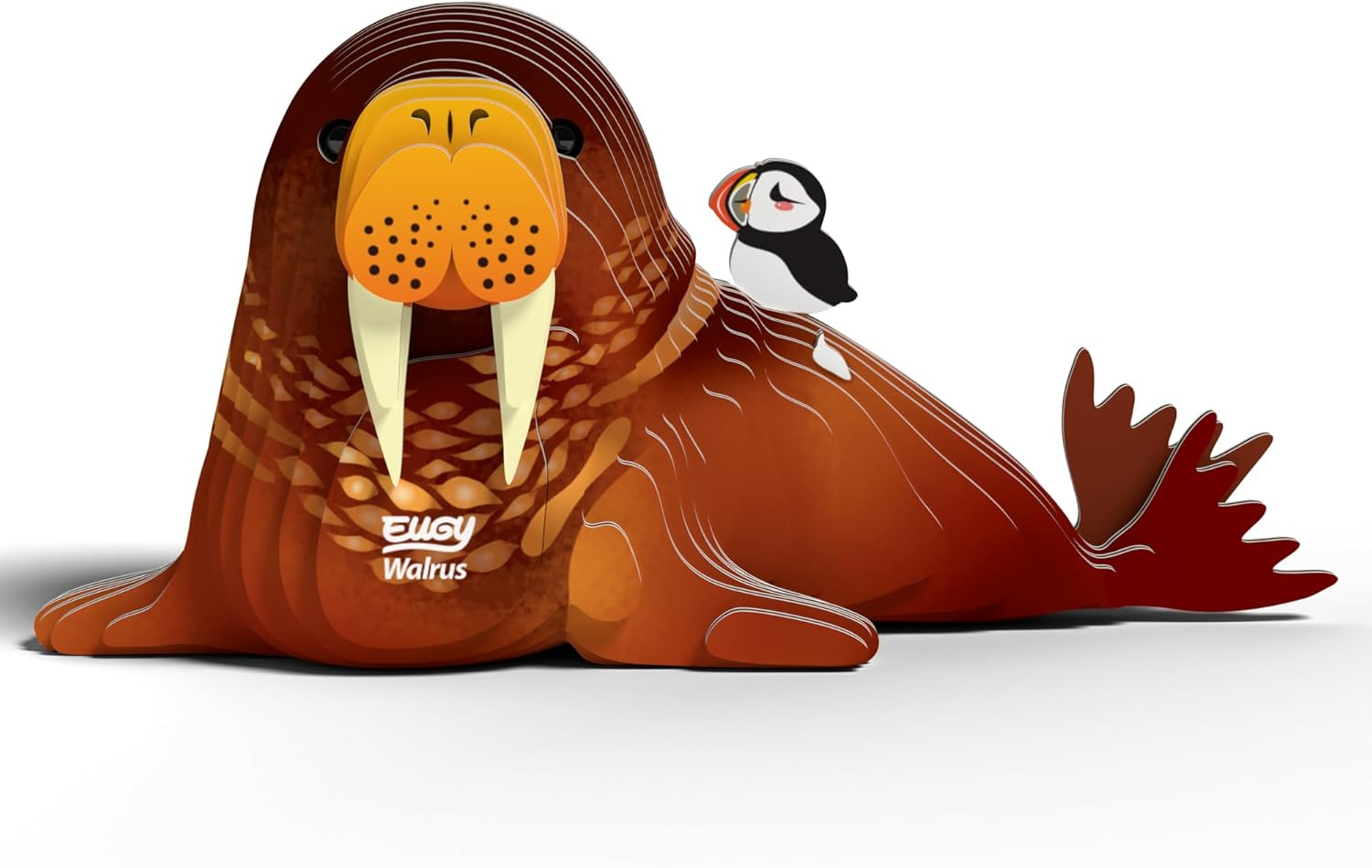 EUGY 107 Walrus Eco-Friendly 3D Paper Puzzle [New Seal]