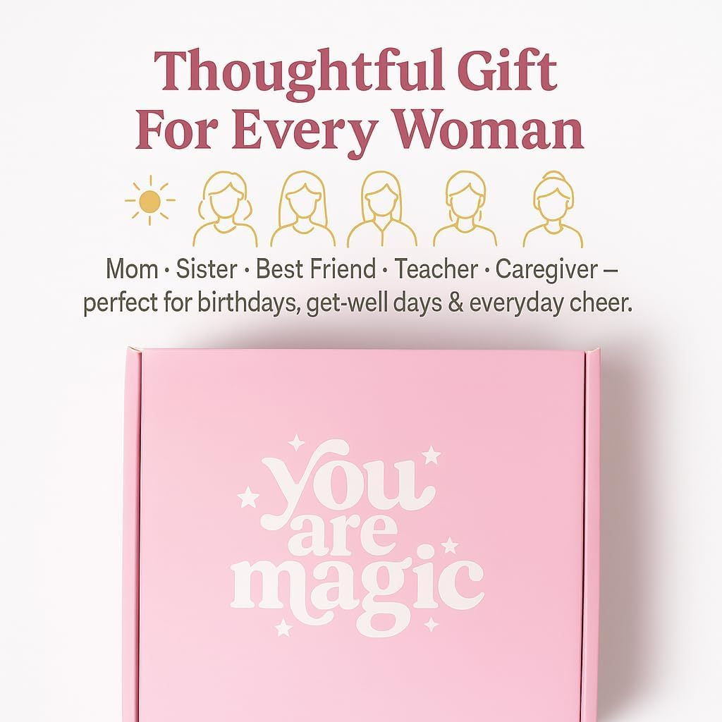 Unboxme Gifts for Women - Birthday Edition | Gift Box for Her | Thinking of You Gift Basket with Mug, Scented Candle, Bath Bombs, Soap + More | Unique Gift Ideas image number 1